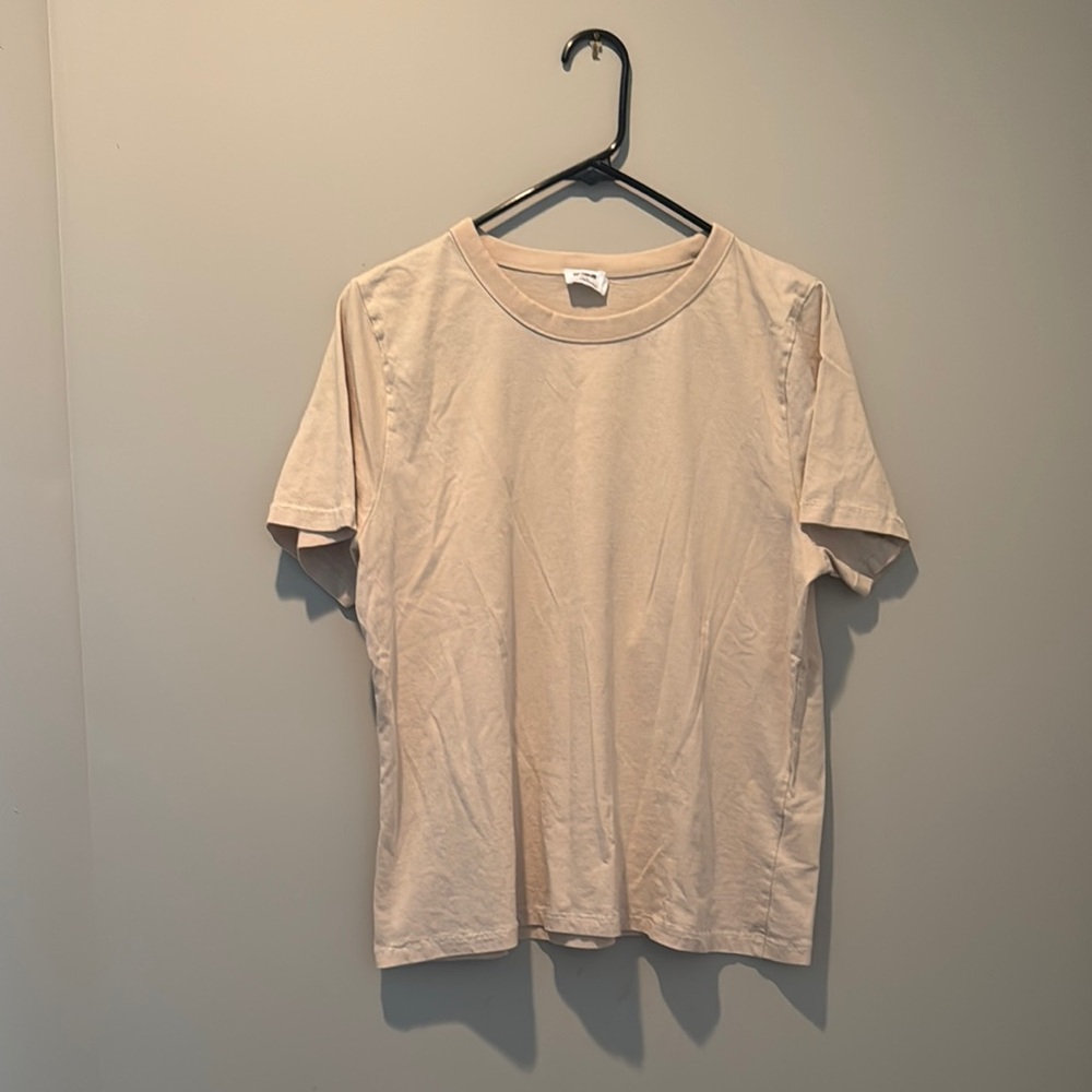 Cotton On Light Tan Crew Neck Tee